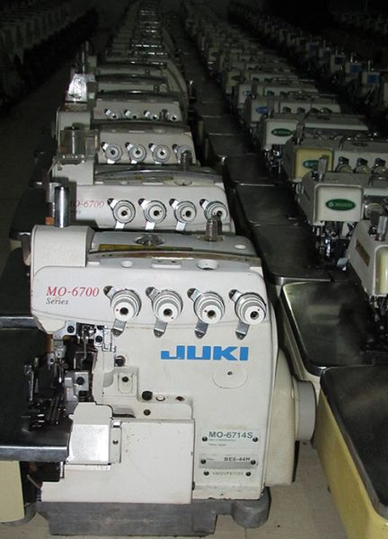 juki mo 6714s industrial 4 thread overlock sewing machine