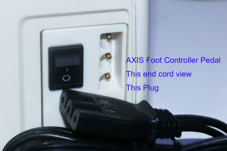 Singer Foot Controller and Power Cord