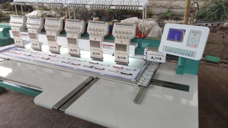 used commercial embroidery machine